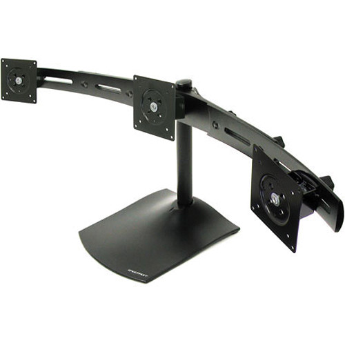 Ergotron Ds100 Dual Monitor Vertical Desk Stand Black