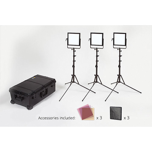 Rosco 3 Head Litepad Vector Cct Location Lighting Kit Rosco 3 Head Litepad Vector Cct Location Lighting Kit