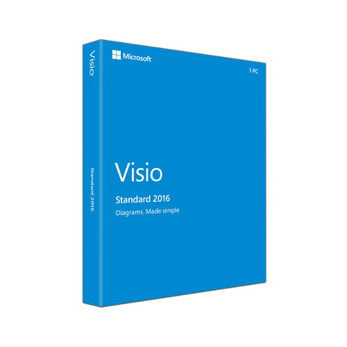 Microsoft Visio Standard 16 For Windows D86 B H Photo