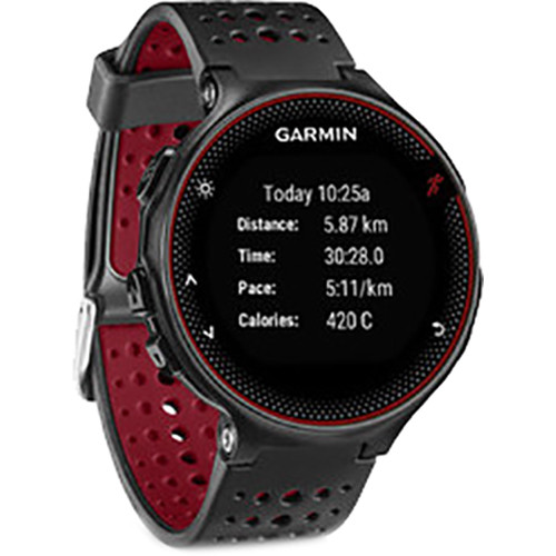 running watch that shows pace and distance