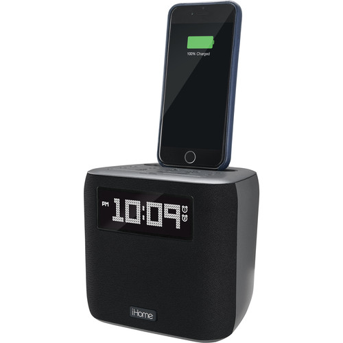 Ihome Ipl24 Fm Clock Radio With Lightning Dock And Usb Ipl24 Gc