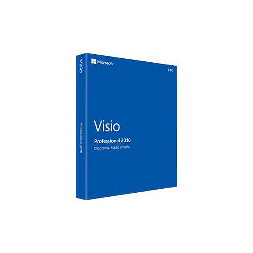 Microsoft Visio Professional 16 D87 B H Photo Video