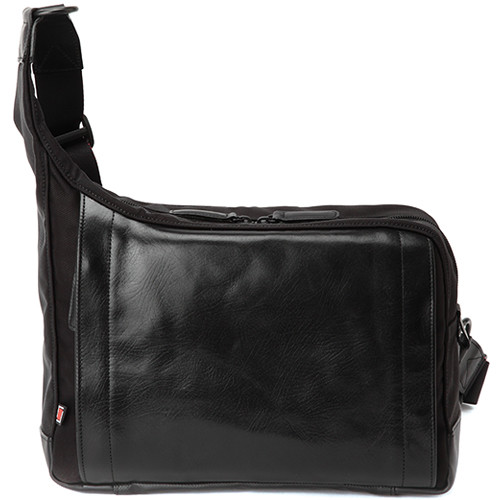 sling bag leather black