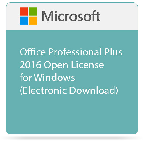 Microsoft Office Professional Plus 16 Open License 79p