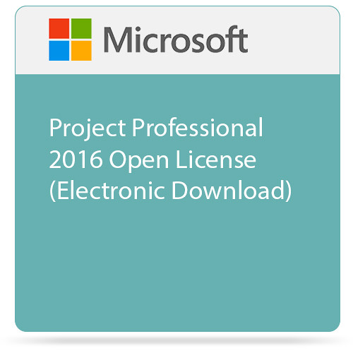 Microsoft Project Professional 16 Open License H30 B H