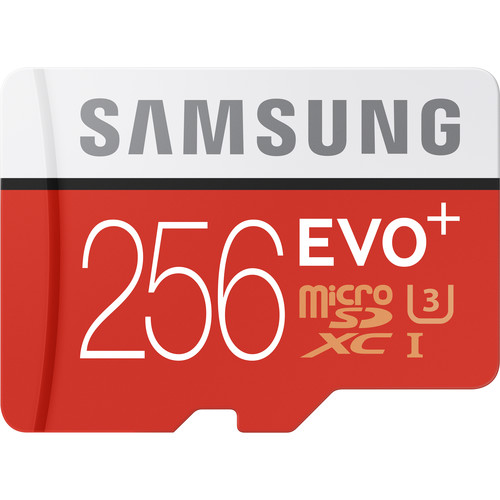 Samsung 256GB EVO+ microSDXC Memory Card with SD Adapter