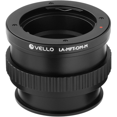Vello Lens Adapter with Macro Compatible with Olympus OM Lens to Fujifilm X-Mount Camera