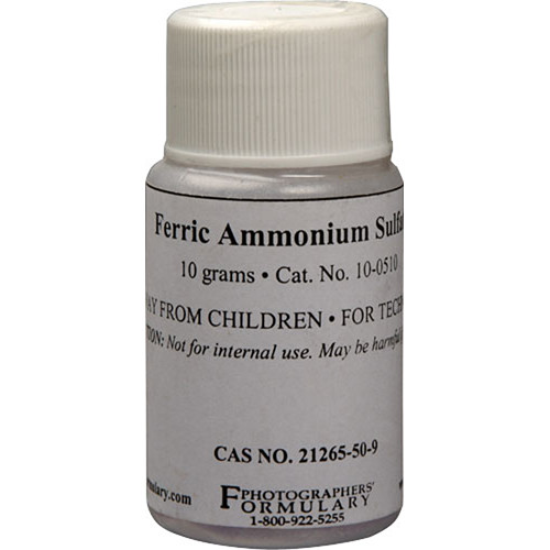 Photographers Formulary Ferric Ammonium Sulfate 10 10 0510