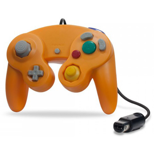 yellow gamecube controller