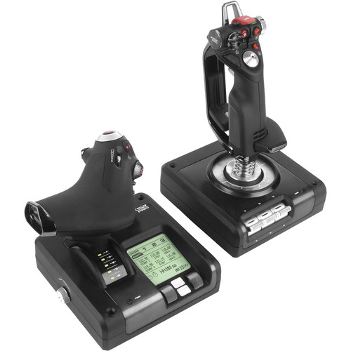 Logitech G Flight Yoke System Kit with Flight Rudder Pedals and X52 Professional H.O.T.A.S Throttle and Stick Simulation Controller — фото 4