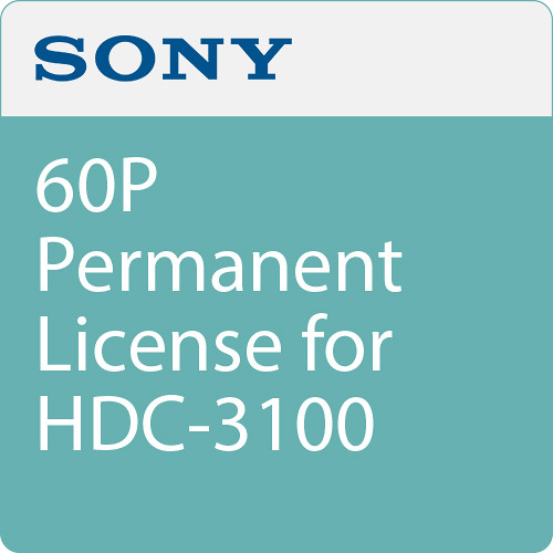Sony 60p Permanent License For Hdc 3100 Sony 60p Permanent License For Hdc 3100