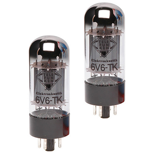 Telefunken 6v6 Tk Black Diamond 6v6 Tk Vacuum Tube Matched Pair