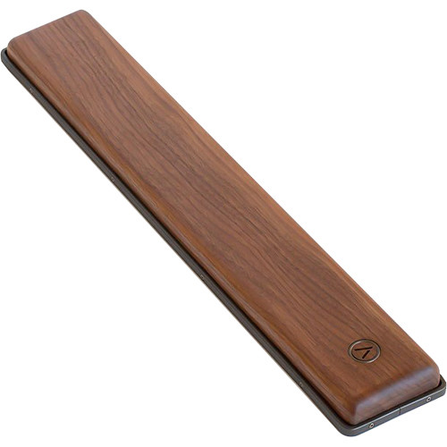 Photo 1 of AZIO Walnut Retro Classic Palm Rest (Walnut Wood Veneer / Gunmetal Matte Frame)