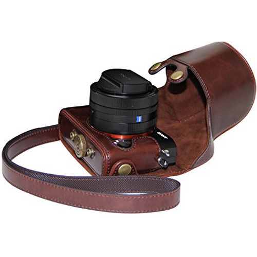 Megagear Ever Ready Pu Leather Camera Case With Strap Mg1480 B H