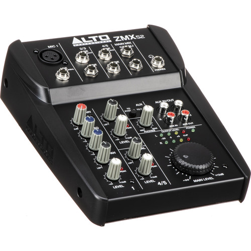 Alto Professional Zephyr ZMX52 5-Channel Compact Audio Mixer