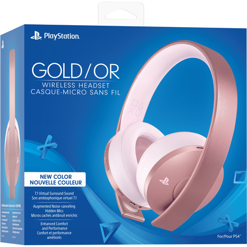 sony ps4 gold wireless 7.1 gaming headset