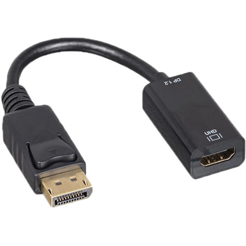 Adaptador Display Port a HDMI 2.0-4K UHD Compatible con PC port/átil Mac TV proyector Monitor Conexi/ón DP Macho a HDMI Hembra Primewire Color Negro 3840 x 2160 a 60Hz con HDR