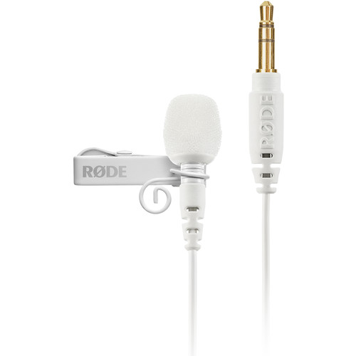 Rode Lavalier GO Professional Lavalier Microphone for Wireless GO Systems (White)
