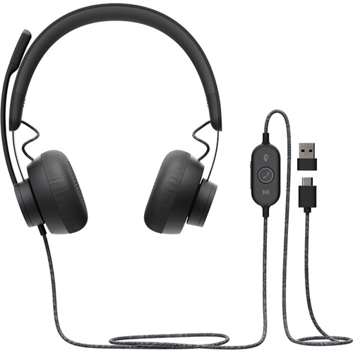 Logitech Zone Wired On-Ear Headset (Microsoft Teams, OEM Packaging)