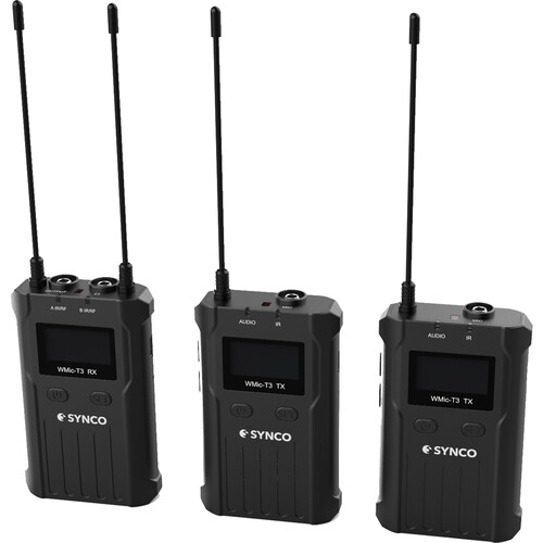 Synco WMic-T3 Camera-Mount Wireless Lavalier Microphone System