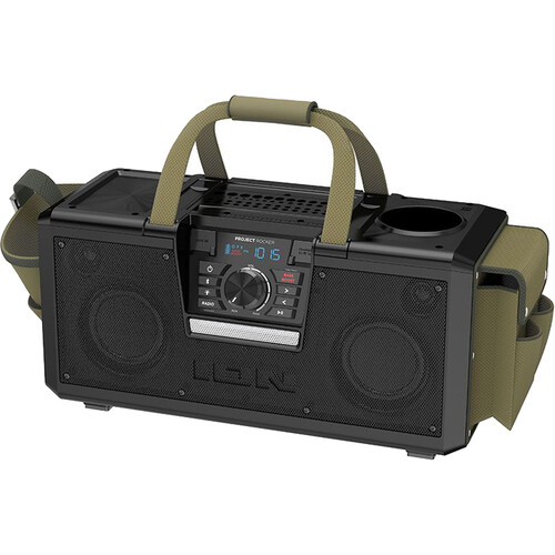 Project Rocker Bluetooth AM/FM Boombox with Tool Organizer