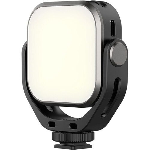 VL66 LED Videolicht Farbtemperatur Kameralicht 360 /° Drehbares Kompaktes Taschenlicht mit weichem Licht Kompatibel mit Sony// DJI OM 4 Alle DSLR USB C-Ladevorg/änge
