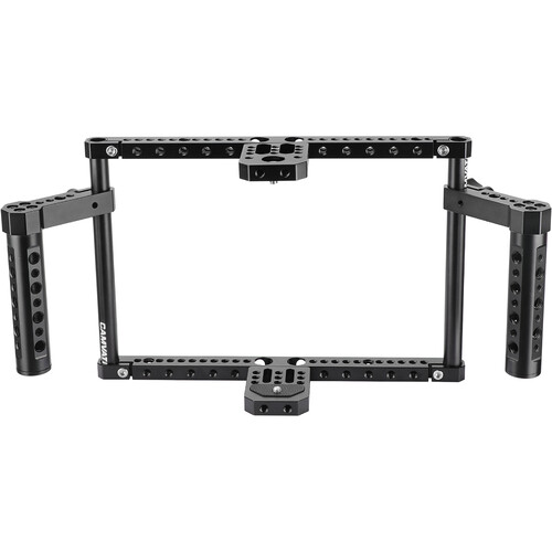 CAMVATE Adjustable-Height Monitor Cage Kit with Handgrips C2765