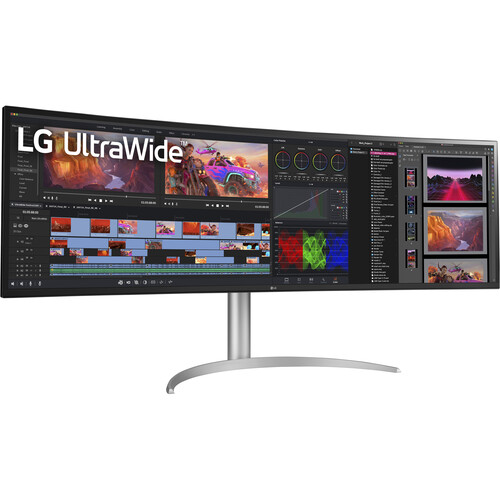 LG UltraWide 49BQ95C-W 49" Dual Qhd Hdr 144 Hz Curved Monitor
