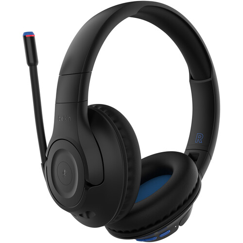 Belkin SoundForm Inspire Over-Ear Headset for Kids (Black)