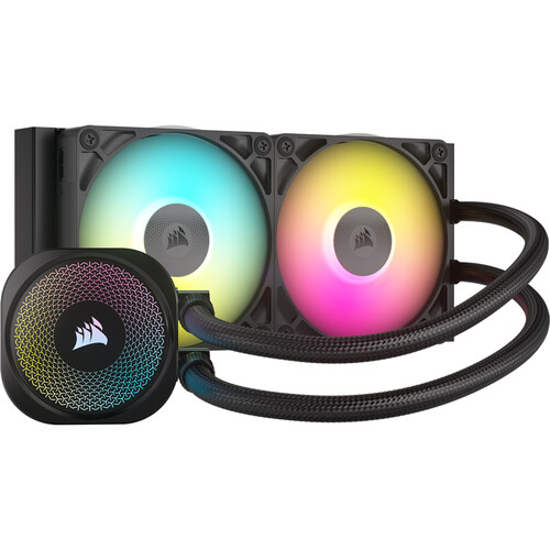 REFRIGERADOR LÍQUIDO PARA CPU CORSAIR ICUE LINK TITAN RX RGB DE 240 MM (NEGRO)