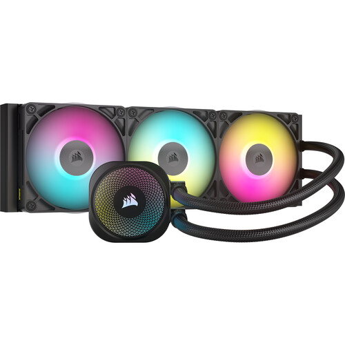 REFRIGERADOR LÍQUIDO PARA CPU CORSAIR ICUE LINK TITAN RX RGB DE 360 ​​MM (NEGRO)