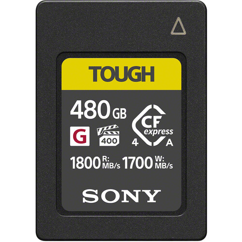 Sony 480GB CFexpress 4.0 Type A TOUGH Memory Card 
