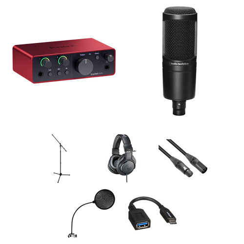 Focusrite Scarlett Solo Studio Bundle (4th Gen)