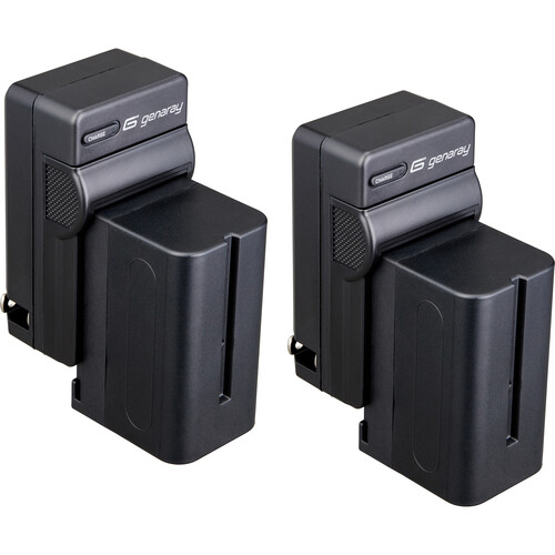 Genaray L-Series/NP-F770 Batteries with USB-C Charging BCK-5000C