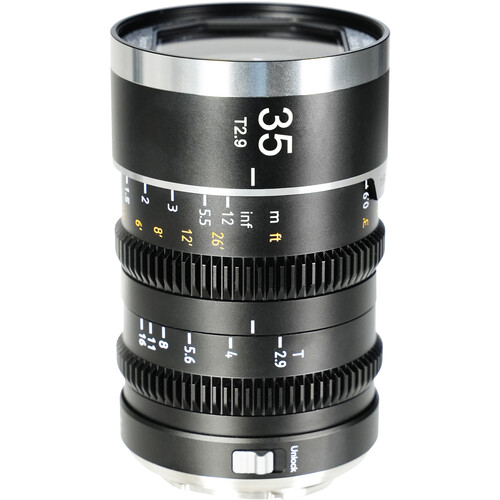 Sirui Saturn V2 Series 35mm T2.9 1.6x Full-Frame Anamorphic Cine Lens (Neutral Flare)
