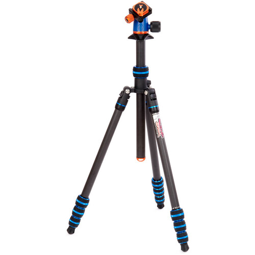 3 Legged Thing Punks Billy 2.0 Carbon Fiber Tripod with AirHed Neo 2.0 Ball Head (Blue)