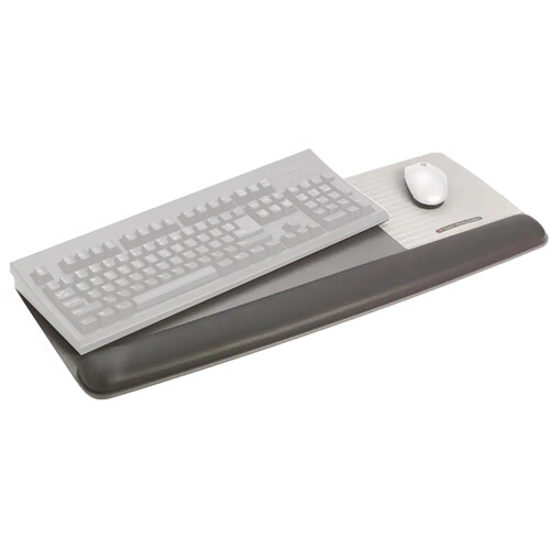 3M WR422LE Leatherette Gel Wrist Rest with Platform for Keyboard and Mouse