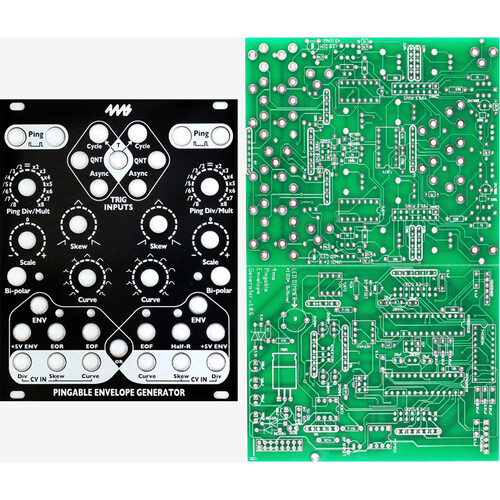 4ms Pingable Envelope Generator Eurorack Module DIY Kit (Black 20 HP)