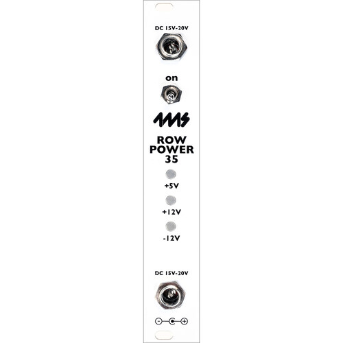4ms Row Power 35 Power Supply Eurorack Module (4 HP White)