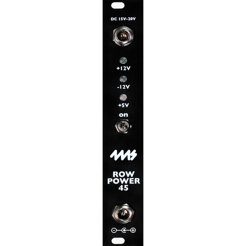 4ms Row Power 45 Power Supply Eurorack Module (4 HP Black)