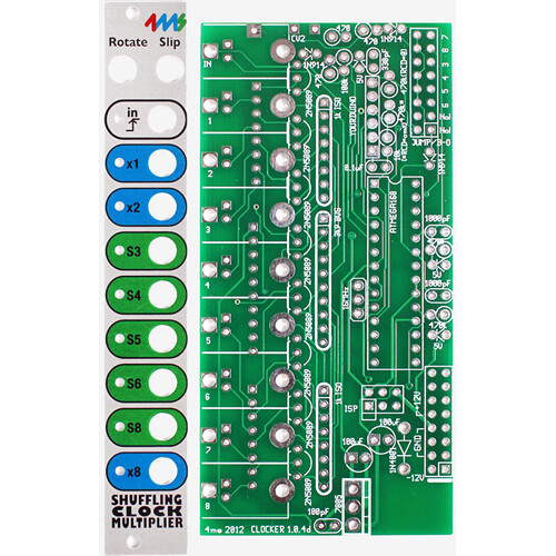 4ms Shuffling Clock Multiplier Eurorack Module (4 HP Silver Panel)