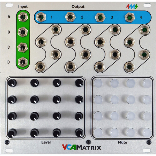 4ms VCA Matrix Eurorack Module (26 HP)