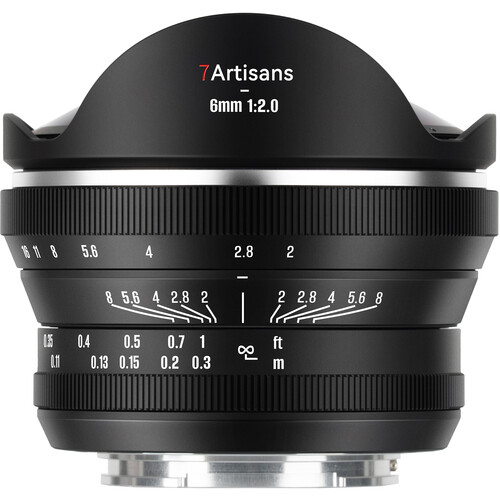 7Artisans 6mm f/2 Fisheye Lens (Sony E)