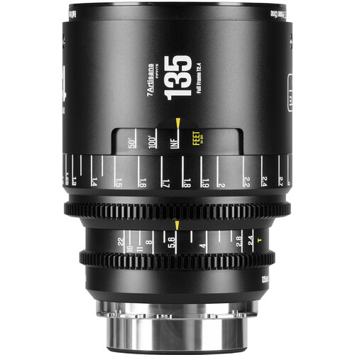 7Artisans INFINTE 135mm T2.4 Cine Lens (Canon EF Black)