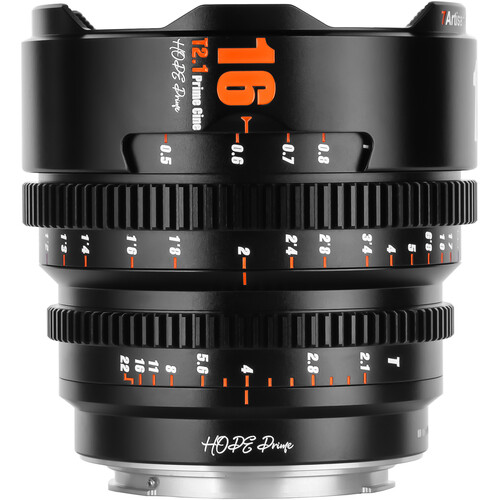 7Artisans Hope 16mm T2.1 S35 Cine Lens (FUJIFILM X Black)