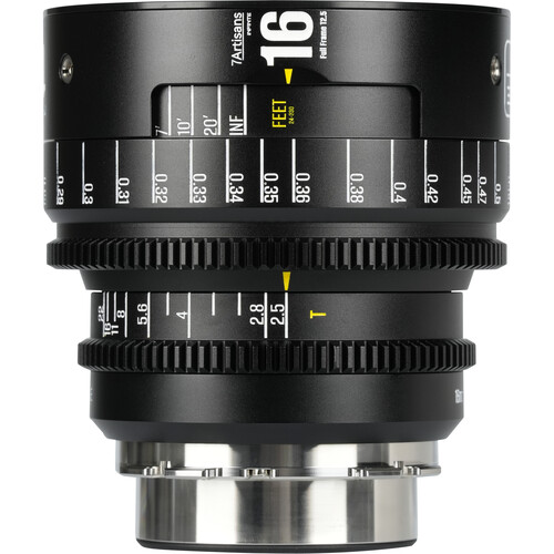7Artisans INFINTE 16mm T2.5 Cine Lens (ARRI PL Black)