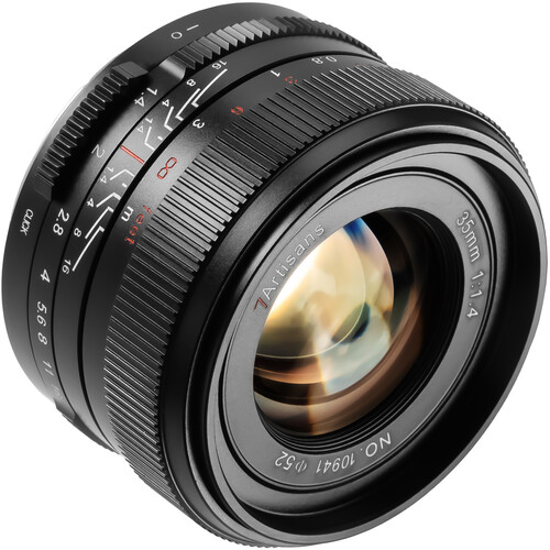 7Artisans 35mm f/1.4 Mark III Lens (Sony E Titanium Gray)