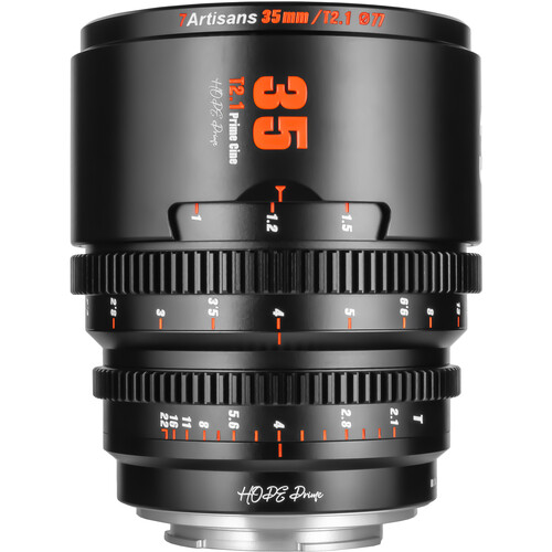 7Artisans Hope 35mm T2.1 S35 Cine Lens (Micro Four Thirds Black)