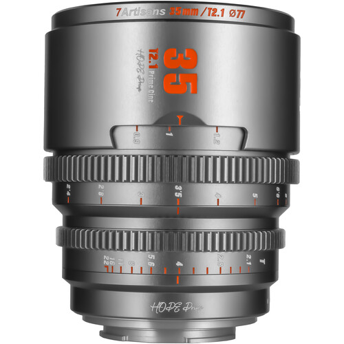 7Artisans Hope 35mm T2.1 S35 Cine Lens (Micro Four Thirds Titanium Gray)