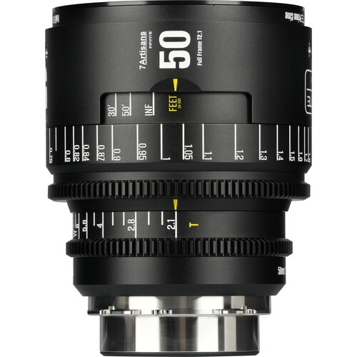 7Artisans INFINTE 50mm T2.1 Cine Lens (Canon EF Black)
